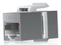 Ubiquiti Keystone Coupler Cat6A - Lot de 12 couplers de raccordement en acier inoxydable pour câbles Ethernet pré-terminés