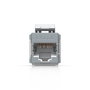 Ubiquiti Keystone Coupler Cat6A - Lot de 12 couplers de raccordement en acier inoxydable pour câbles Ethernet pré-terminés