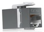 Ubiquiti Keystone Coupler Cat6A - Lot de 12 couplers de raccordement en acier inoxydable pour câbles Ethernet pré-terminés