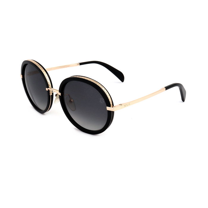Tous STO405 Lunettes de soleil femme monture métallique ronde, 54-20-135 mm, protection UV400