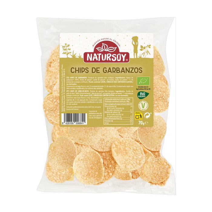 Natursoy Chips de Garbanzos Bio 70g Natursoy Chips de Garbanzos Bio 70g