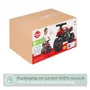 FALK Draisienne moto Baby Moto Racing Team - Larges roues, fabrication française - 40% plastique recyclé, rouge - Pour enfants 1 à 3 ans