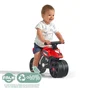 FALK Draisienne moto Baby Moto Racing Team - Larges roues, fabrication française - 40% plastique recyclé, rouge - Pour enfants 1 à 3 ans