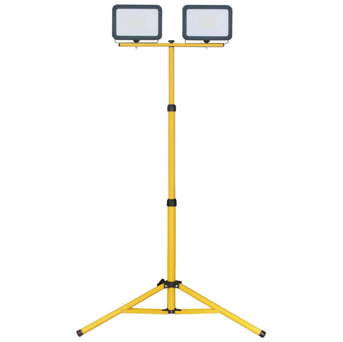 GSC Evolution Trépied télescopique jaune pour 1 ou 2 projecteurs GSC Evolution Trépied télescopique jaune pour 1 ou 2 projecteurs