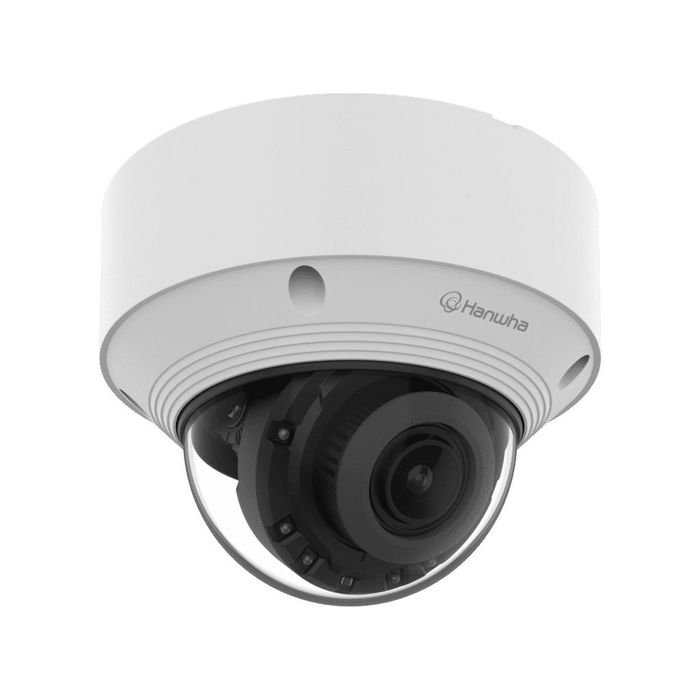 Hanwha Caméra dôme vandale 8MP IR Q series AI network