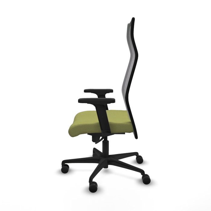 Piqueras y Crespo Chaise de Bureau Albacete Verde Oliva et Negro