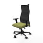 Piqueras y Crespo Chaise de Bureau Albacete Verde Oliva et Negro