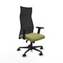 Piqueras y Crespo Chaise de Bureau Albacete Verde Oliva et Negro
