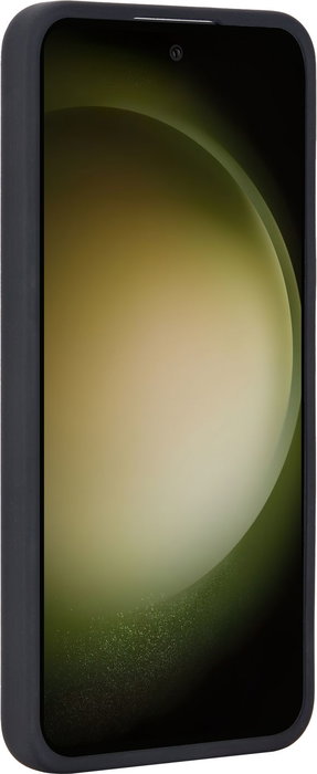 eSTUFF Coque Infinite Riga pour Samsung Galaxy S24+ - Protection en silicone recyclé - Noir - 93% de matériaux recyclés