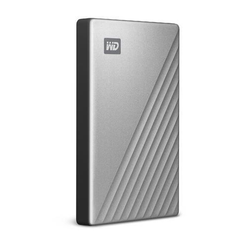 Western Digital Disque dur portable My Passport Ultra 2TB Argent USB-C USB 3.0 compatible Windows avec logiciel de sauvegarde et chiffrement Western Digital Disque dur portable My Passport Ultra 2TB Argent USB-C USB 3.0 compatible Windows avec logiciel de sauvegarde et chiffrement