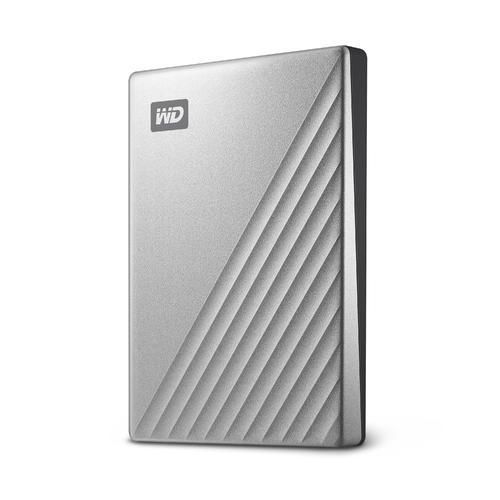 Western Digital Disque dur portable My Passport Ultra 2TB Argent USB-C USB 3.0 compatible Windows avec logiciel de sauvegarde et chiffrement Western Digital Disque dur portable My Passport Ultra 2TB Argent USB-C USB 3.0 compatible Windows avec logiciel de sauvegarde et chiffrement