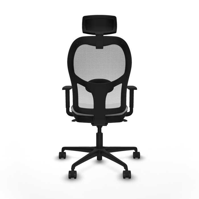 Piqueras y Crespo Chaise de Bureau 1D036N2 Gris Clair et Blanc