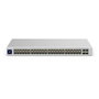 Ubiquiti - UniFi Switch 48 - Switch géré Ethernet Gigabit PoE avec 48 ports RJ45, 4 ports SFP 1G, écran tactile - Refroidissement silencieux