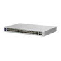 Ubiquiti - UniFi Switch 48 - Switch géré Ethernet Gigabit PoE avec 48 ports RJ45, 4 ports SFP 1G, écran tactile - Refroidissement silencieux