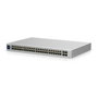 Ubiquiti - UniFi Switch 48 - Switch géré Ethernet Gigabit PoE avec 48 ports RJ45, 4 ports SFP 1G, écran tactile - Refroidissement silencieux
