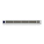 Ubiquiti - UniFi Switch 48 - Switch géré Ethernet Gigabit PoE avec 48 ports RJ45, 4 ports SFP 1G, écran tactile - Refroidissement silencieux