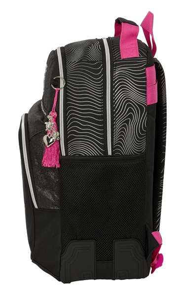 Safta Mochila Demon Hunters - Energy - Sac à dos double adaptable sur chariot pour K-Pop - 32x42x15 cm