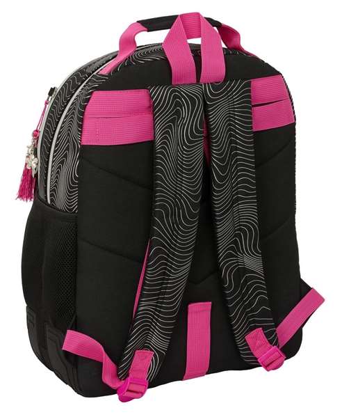 Safta Mochila Demon Hunters - Energy - Sac à dos double adaptable sur chariot pour K-Pop - 32x42x15 cm
