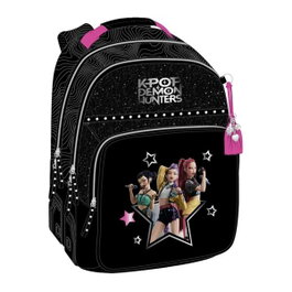 Safta Mochila Demon Hunters - Energy - Sac à dos double adaptable sur chariot pour K-Pop - 32x42x15 cm