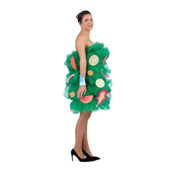 My Other Me - Déguisement Salade Vestido avec accessoires et bracelets - Taille One Size - Adulte - Vert