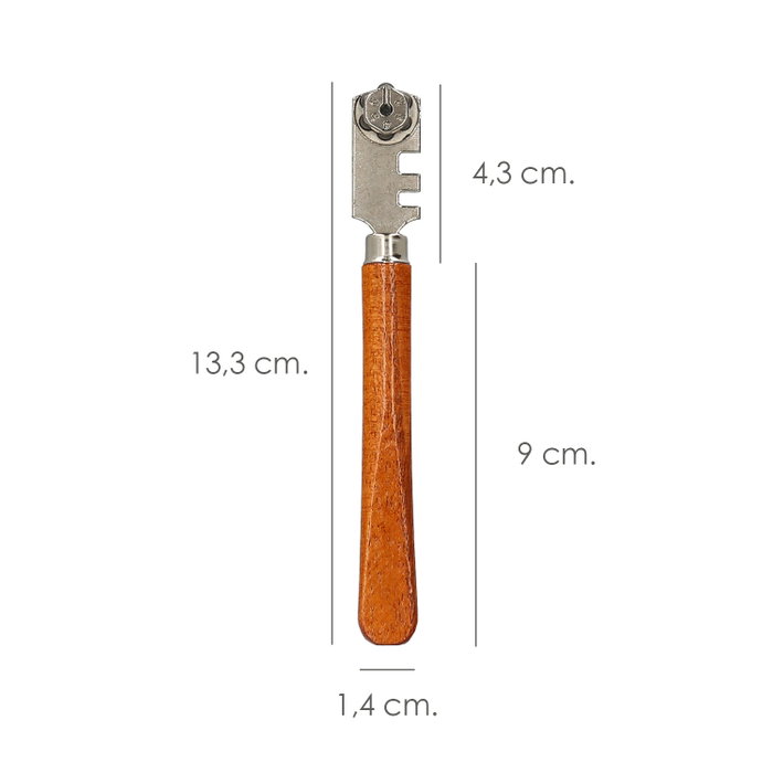 WOLFPACK LINEA PROFESIONAL Coupe-verre 6 molettes