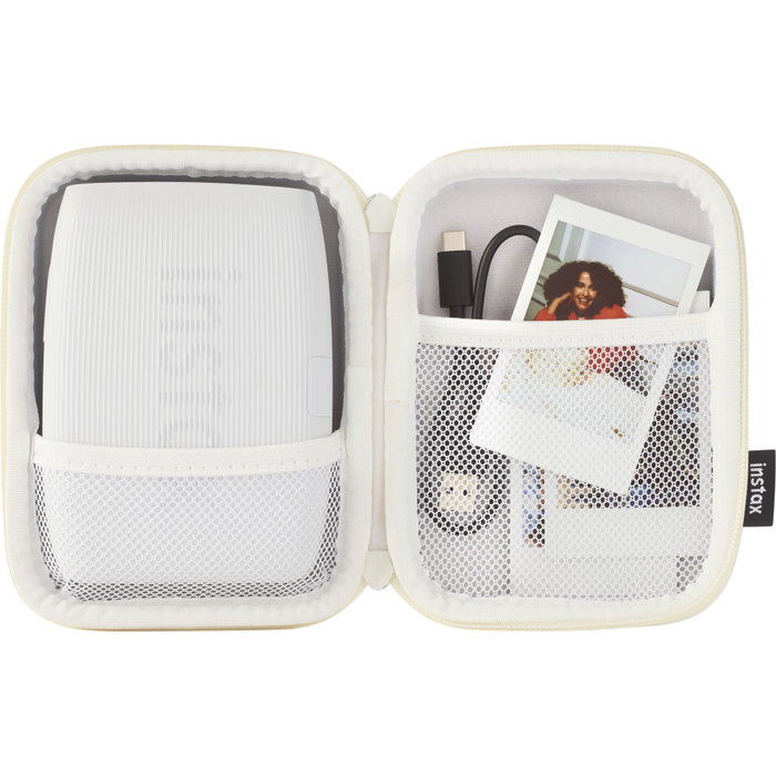 Fujifilm Housse pour Instax mini Link 3, blanc argile Fujifilm Housse pour Instax mini Link 3, blanc argile