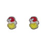 PEERS HARDY Set Bijoux de Noël - Pendentif et Boucles d'Oreilles assorties avec Le Grinch et Bonnet de Père Noël
