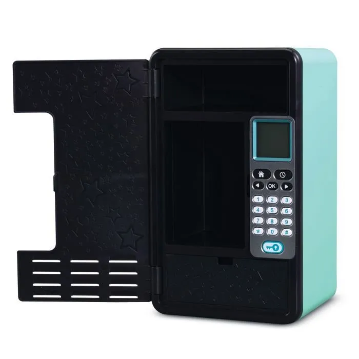 VTECH KidiSecrets Mon Casier Magiclocker sécurisé avec code à 6 chiffres, compartiments et tiroir à double fond - Bleu/Noir