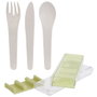 Cook Concept Lot de 3 couverts écologiques en blé et riz