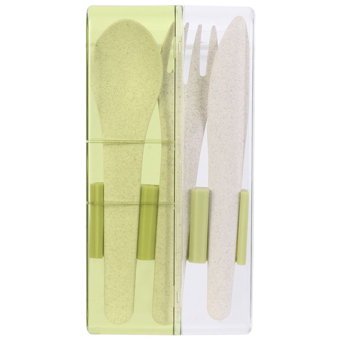 Cook Concept Lot de 3 couverts écologiques en blé et riz
