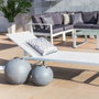 BigBuy Garden Boule Lumineuse Kiel Gris