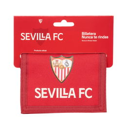 Portefeuille Sevilla Fútbol Club Rouge 12,5 x 9,5 x 1 cm