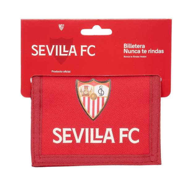 Safta Porte-documents résistant à l'eau Séville FC 12.5 x 9.5 x 1 cm - Pour supporter de 3 ans et plus