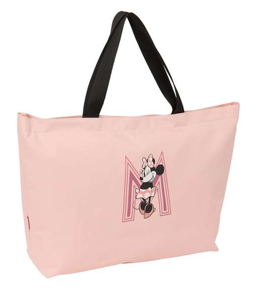 Safta Big Shopping Bag Minnie Blush - Sac de courses Minnie rose 54x34x13 cm - Dès 3 ans