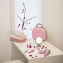 KLEIN Mallette de Coiffure Braun Jouet - Sèche-cheveux Électronique Enfant avec Bruitage, Brosse, Peigne, Bijoux et Cosmétiques Factices - Pour Filles à Partir de 3 Ans
