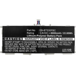 CoreParts Batterie de remplacement pour Samsung Galaxy Tab 4 10.1 (6800mAh, 3.8V)