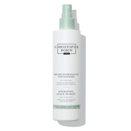 Christophe Robin Brume Hydratante sans Rinçage à l'Aloe Vera 150 ml - Revitalisante pour cheveux secs et rebelles, apporte hydratation, démêlage et brillance