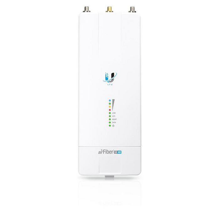 Ubiquiti Antenne airFiber 5XHD, technologie LTU, radio IP-67 pour backhaul WISP, débit 1 Gbps+, 5150-5250MHz/5740-5850MHz, portée 200+ km, chiffrement 128-bit AES