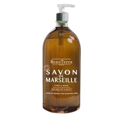 Beauterra Savon de Marseille au beurre de karité 1000 ml