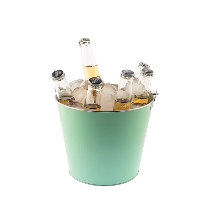 Koala Cubitera Metal Galvanizado Pastel Verde 5 L Koala Cubitera Metal Galvanizado Pastel Verde 5 L
