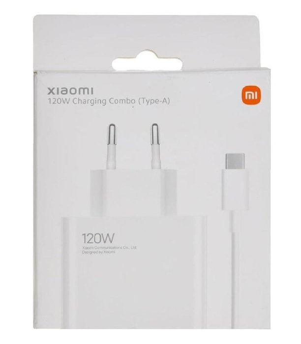 Xiaomi MDY-13-EG Chargeur HyperCharge 120W Combo Type-A avec câble USB-C