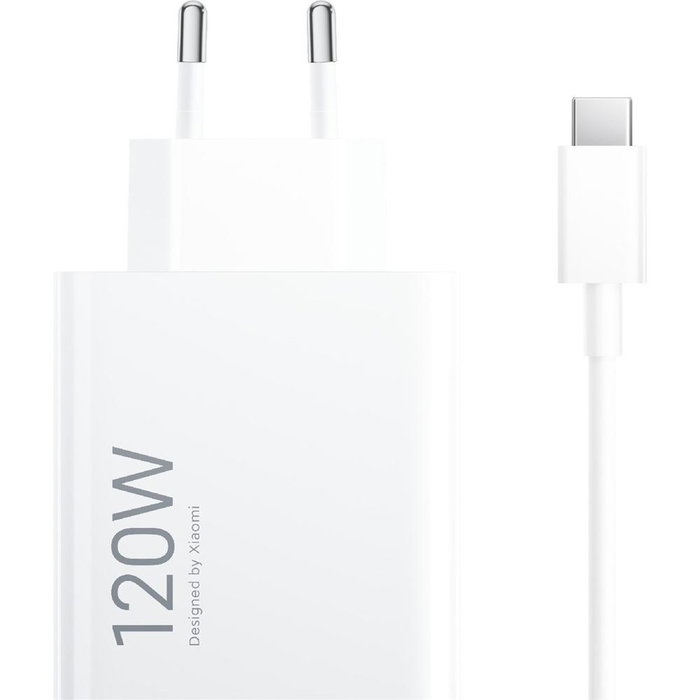 Xiaomi MDY-13-EG Chargeur HyperCharge 120W Combo Type-A avec câble USB-C