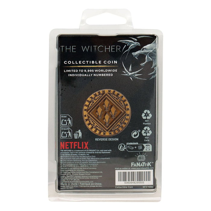 The Witcher pièce de collection Toss a Coin to Your Witcher Limited Edition The Witcher pièce de collection Toss a Coin to Your Witcher Limited Edition