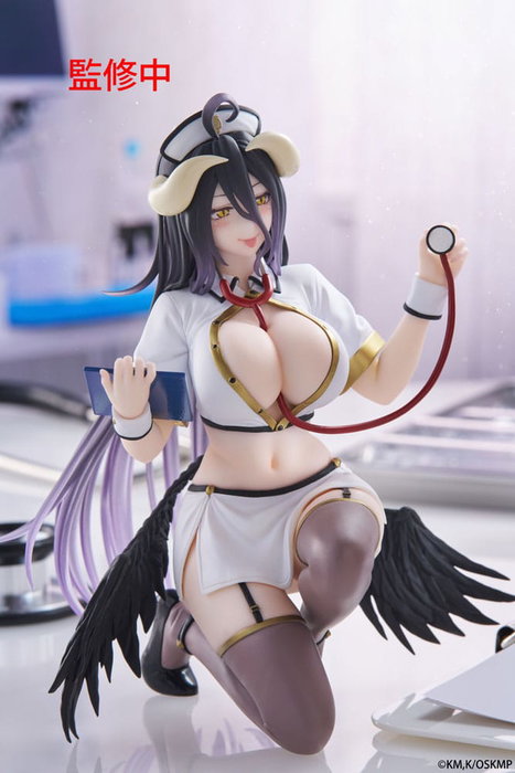 Overlord statuette PVC Desktop Cute Figure Albedo Nurse Ver. Renewal 13 cm Overlord statuette PVC Desktop Cute Figure Albedo Nurse Ver. Renewal 13 cm