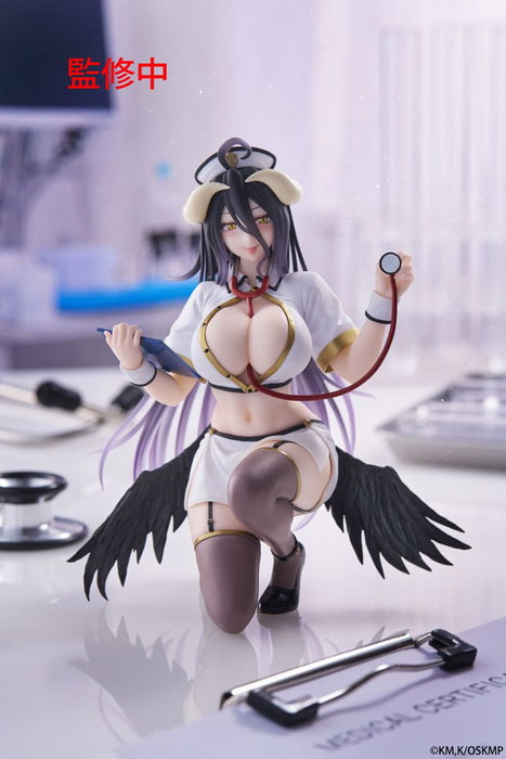 Overlord statuette PVC Desktop Cute Figure Albedo Nurse Ver. Renewal 13 cm Overlord statuette PVC Desktop Cute Figure Albedo Nurse Ver. Renewal 13 cm