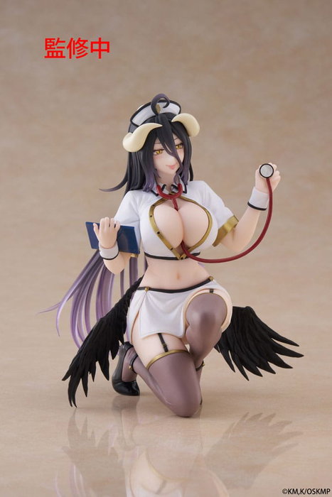 Overlord statuette PVC Desktop Cute Figure Albedo Nurse Ver. Renewal 13 cm Overlord statuette PVC Desktop Cute Figure Albedo Nurse Ver. Renewal 13 cm