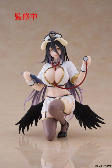 Overlord statuette PVC Desktop Cute Figure Albedo Nurse Ver. Renewal 13 cm Overlord statuette PVC Desktop Cute Figure Albedo Nurse Ver. Renewal 13 cm