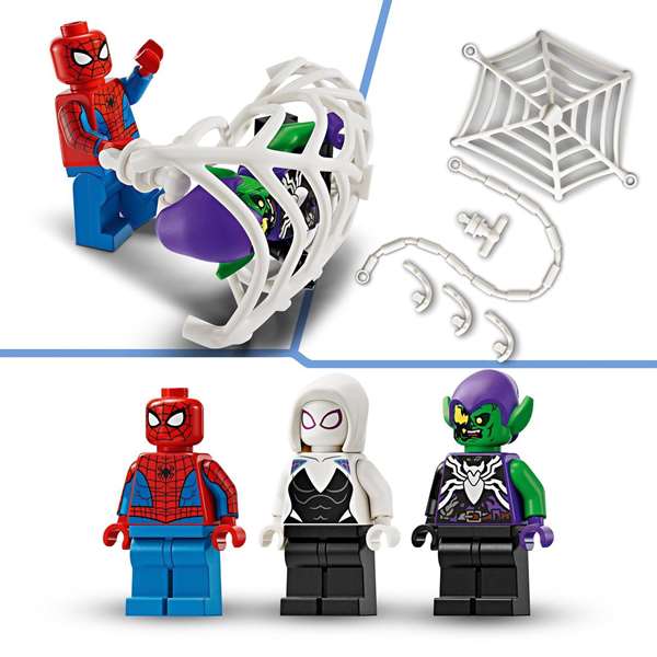 Lego Marvel Spider-Man et Duende Verde Venomizado Coche de Carreras – Jeu de construction 7 ans
