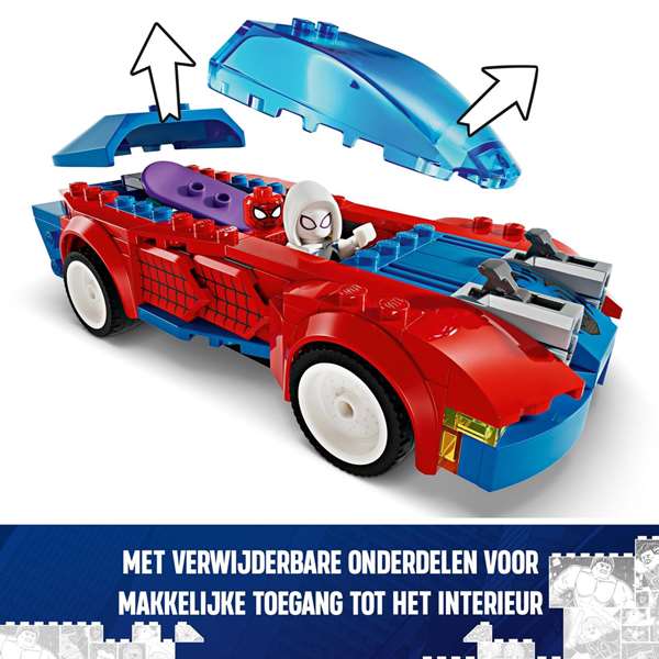 Lego Marvel Spider-Man et Duende Verde Venomizado Coche de Carreras – Jeu de construction 7 ans