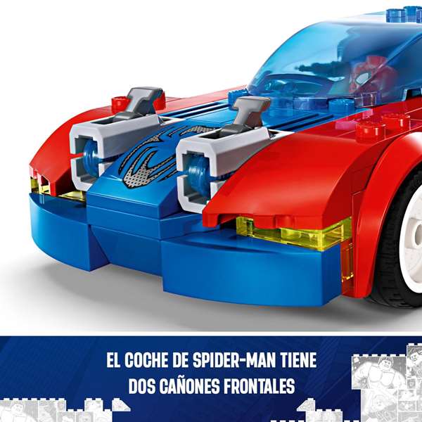 Lego Marvel Spider-Man et Duende Verde Venomizado Coche de Carreras – Jeu de construction 7 ans